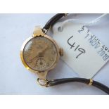 Ladies 9ct. wrist watch by Smiths