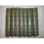 SURTEES, R.S. a set of 7 works in fine gilt lined green half moroc.