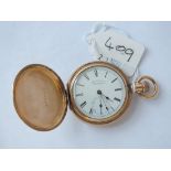 RG Waltham hunter small pocket watch