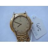 Gents gilt Fendi wrist watch