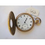 RG half hunter pocket watch