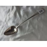 Georgian OE pattern basting spoon, Lon by SA 105g.