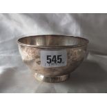 Sugar bowl decorated with a fish motif, 4” dia. Shef by WS & CS 140g.