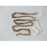 9ct. fancy neck chain 7.2g.