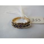 Gold regard ring