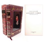 Tillyard, Stella, Citizen Lord in deluxe custom binding. London, 1997, octavo, burgundy morocco gilt