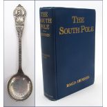 Polar exploration. Amundson, Roald. Silver spoon commemorating his achievement of the South Pole