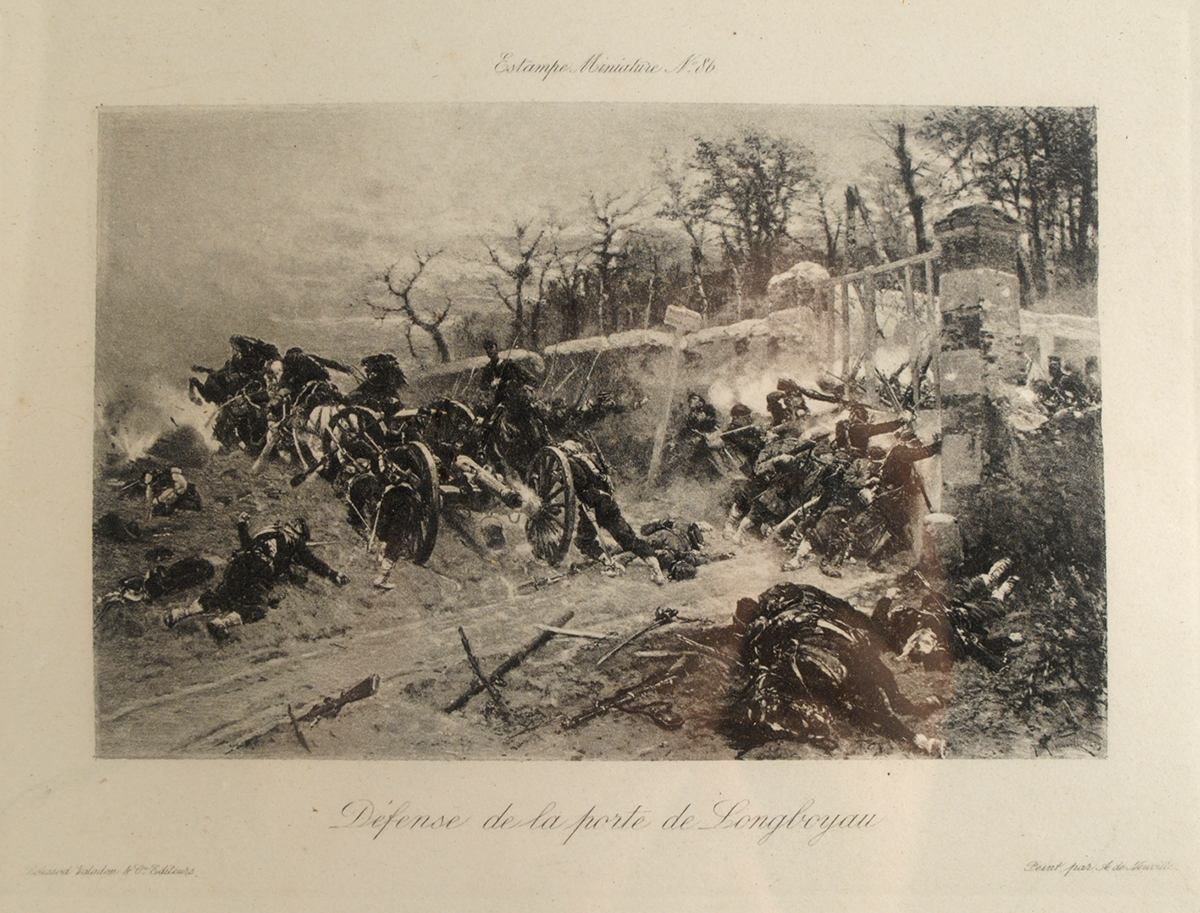 Circa 1890 Collection of French military engravings by Boussod, Valadon & Cie Collection of 6 - Image 3 of 7