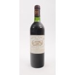 Chateau Margaux, premier Grand Cru Classé 1975 One bottle, top shoulder.