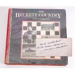 O'Brien, Eoin. The Beckett Country: Samuel Beckett's Ireland, signed by Beckett. The Black Cat