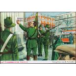 1916 Rising 50th anniversary postcards, and other related cards. (30) Includes IAP series, some with