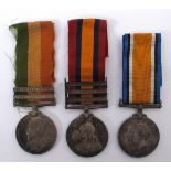 1899-1918 Anglo-Boer War and First World War medals to Royal Irish Rifles private J Baxter. Queen'
