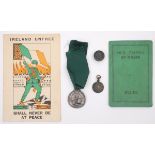 1909-1959 Na Fianna. Golden Jubilee Medal Together with a na Fianna lapel pin, an Old Fianna, 4th