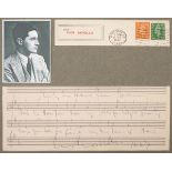 1947 (September 15) Ivor Novello, 'Keep the Home fires Burning', autograph manuscript music and