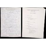 1998 (April 10) Memorandum and Final Draft of the Belfast 'Good Friday' Agreement, signed Official