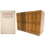 Yeats, William Butler. Collected Works in eight volumes and a signed autograph letter by Jack B