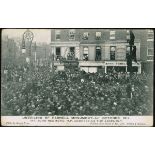 1903-1911. Collection of picture postcards of events (28) Includes 1903 Great Storm in Phoenix Park,