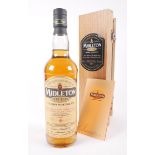 Midleton Very Rare Irish Whiskey, 2007, one bottle. 40% vol. 70cl, numbered 019589, signed Barry