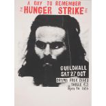 1980 and 1981 Hunger Strikes, propaganda posters and commemoration events posters. Dont Let Her