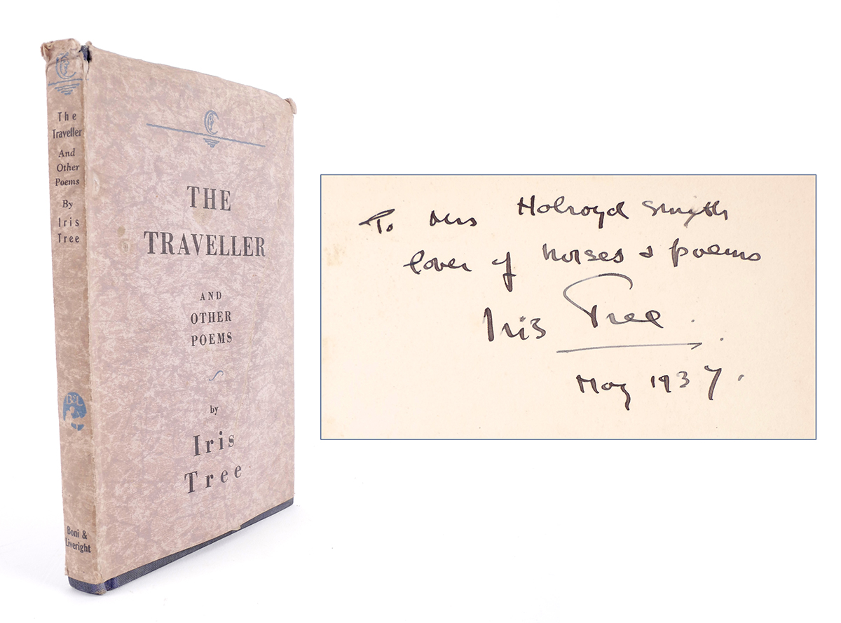Tree, Iris. The Traveller and Other Poems, first edition with dust jacket, signed by the author.