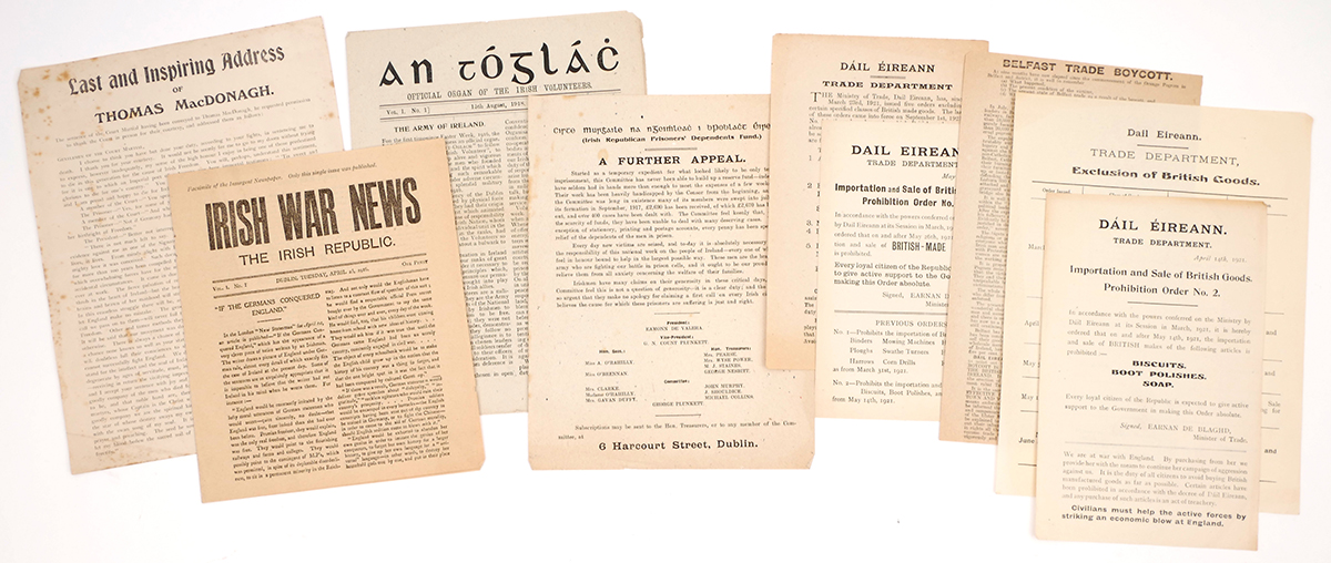 1916-1921 Collection of political pamphlets. Last and Inspiring Address of Thomas MacDonagh, Irish