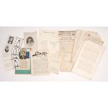 1920s and 1930s Archive of documents of Eileen (Elgin) O'Rahilly (née Barry) A number of booklets