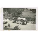 Postcards. Collection of real photo of 1937 tour of Ireland in album. (200+) All with