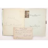 1917 Irish Convention, album of autographs of the delegates collected by Michael E. Knight, Unionist