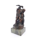 1966: 1916 Rising commemoration bronze of 'The Dying Cúchulainn' by Oliver Sheppard. A bronze
