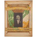 Sheet music 'Wrap the Green Flag Round Me, Boys' Dedicated to Major John McBride, published by The