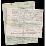 1923 (February) Correspondence between Sir Horace Plunkett and George Bernard Shaw after the burning