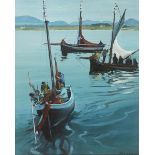 Cecil Maguire RHA RUA (b.1930) REGATTA, ROUNDSTONE, 2005