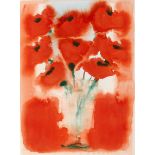 Neil Shawcross RHA RUA (b.1940) POPPIES IN A VASE