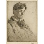 Augustus Edwin John RA (1878-1961) PORTRAIT OF WILLIAM BUTLER YEATS, FOURTH STATE, 1907