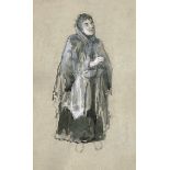 John Butler Yeats RHA (1839-1922) WOMAN IN SHAWL