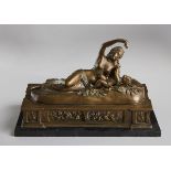 John Henry Foley RA RHA (1818-1874)INO AND BACCHUS, 1851 bronze signed and dated lower left 3.40