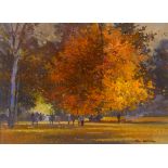 John Skelton (1923-2009)ST. STEPHEN'S GREEN, DUBLIN oil on canvas signed lower right 16 by 22in. (