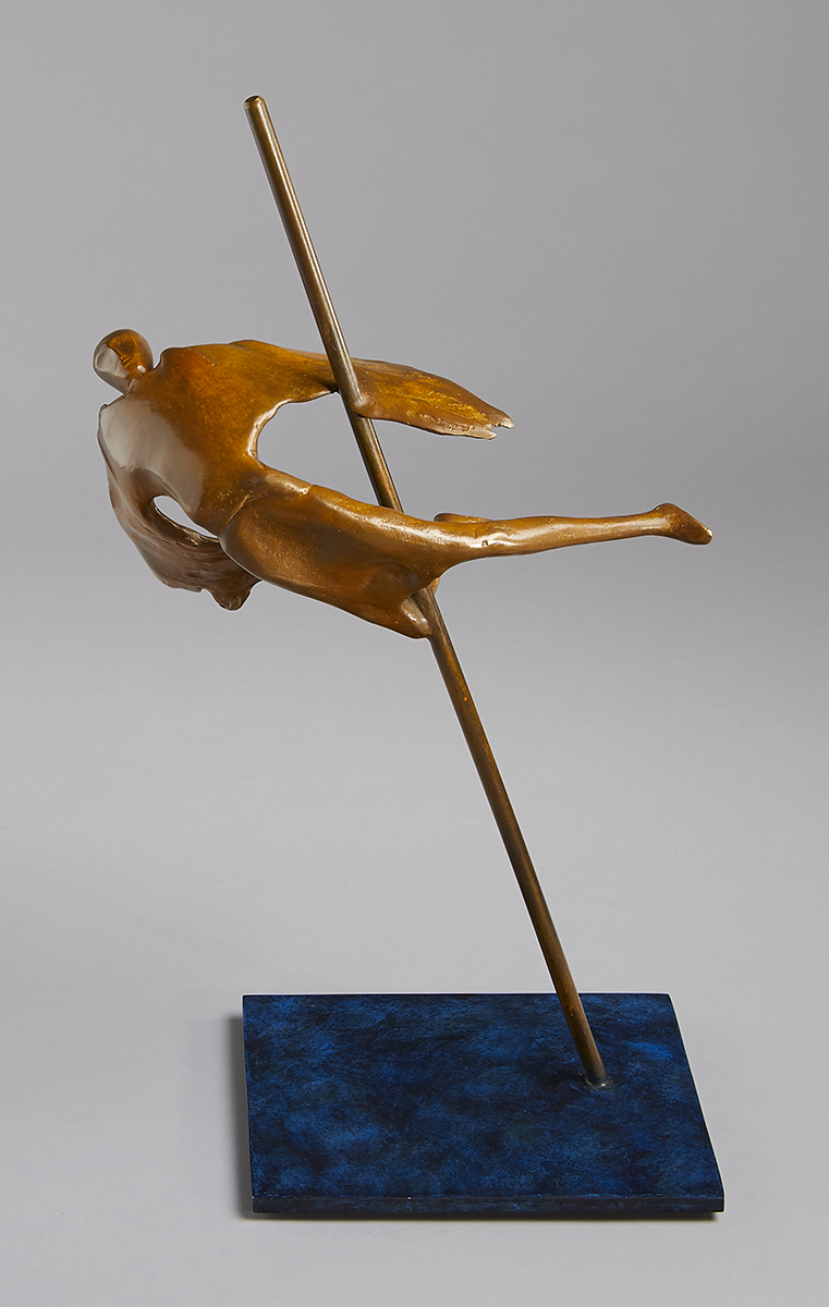 Joseph Sloan (b.1940)ICARUS FALLING, 2019 bronze; (unique) signed and dated on base 20 by 11.50 by