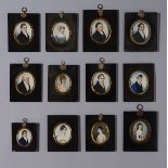 Henry Kirchhoffer RHA (1781-1860) and Attributed to Frederick Buck (1771-1839)COLLECTION OF PORTRAIT