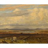 Charles Vincent Lamb RHA RUA (1893-1964)OVER THE MOOR oil on canvas signed lower left; with David