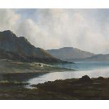 Douglas Alexander (1871-1945)LAKE SCENE, WEST OF IRELAND oil on canvas laid on board signed lower