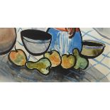 Gladys Maccabe MBE HRUA ROI FRSA (1918-2018)STILL LIFE watercolour signed lower right 7.50 by