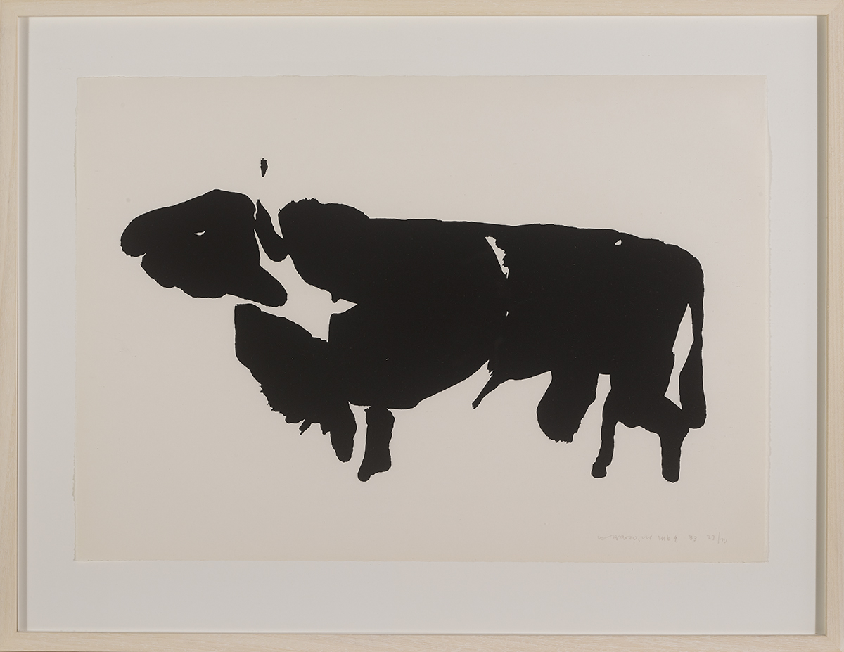 Louis le Brocquy HRHA (1916-2012)THE TÁIN. THE BULL OF CUAILNGE, 1969 lithographic brush drawing; ( - Image 2 of 3