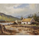 Maurice Canning Wilks RUA ARHA (1910-1984)ON INNISHNEE, COUNTY GALWAY oil on canvas signed lower