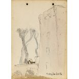 Jack Butler Yeats RHA (1871-1957) BALLYLEE CASTLE (MILL), 1899 watercolour and pencil inscribed with