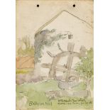 Jack Butler Yeats RHA (1871-1957) BALLYLEE MILL, 1899 watercolour and pencil inscribed with title