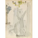 Jack Butler Yeats RHA (1871-1957) BALLYLEE CASTLE (THOOR BALLYLEE), 1899 watercolour and pencil