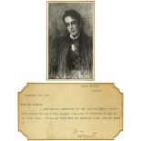 William Butler Yeats (1865-1939) LETTER TO WILSON, 13 FEB 1912, TYPED 'ABBEY THEATRE' WITH A