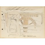Jack Butler Yeats RHA (1871-1957) MILL GROUND FLOOR [BALLYLEE CASTLE], 1899 watercolour and pencil