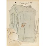 Jack Butler Yeats RHA (1871-1957) KAREFUL KINVARA, 1899 watercolour and pencil inscribed with